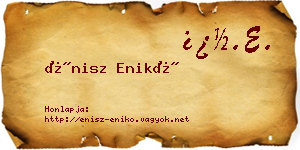 Énisz Enikő névjegykártya
